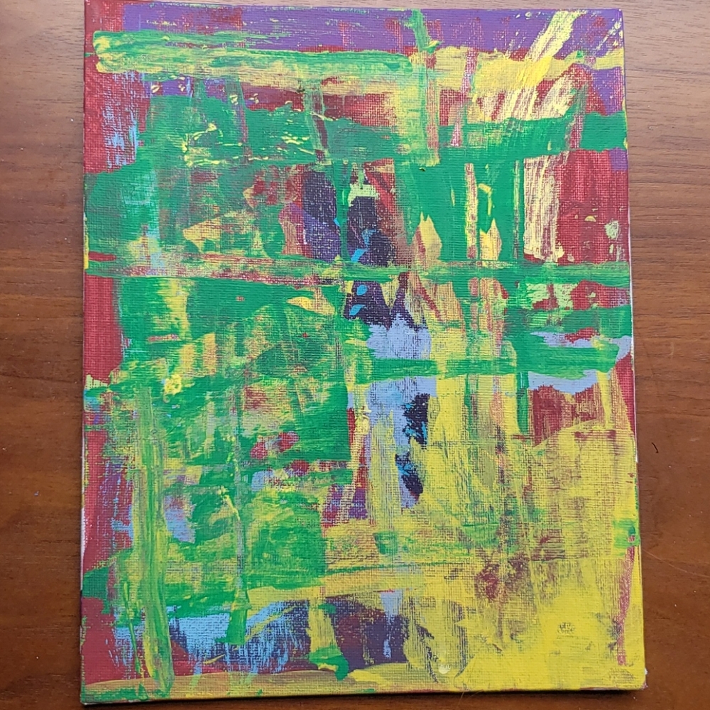 Grid 2- Acrylic on Canvas Board